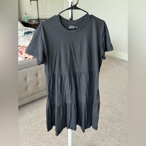 Abercrombie & Fitch Black T Shirt Dress